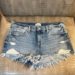 Pistola Distressed Denim Shorts